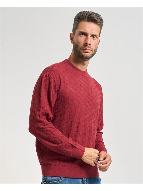 Men's Armani Exchange sweater in viscose blend ARMANI EXCHANGE | XM001316-AF10454UA328